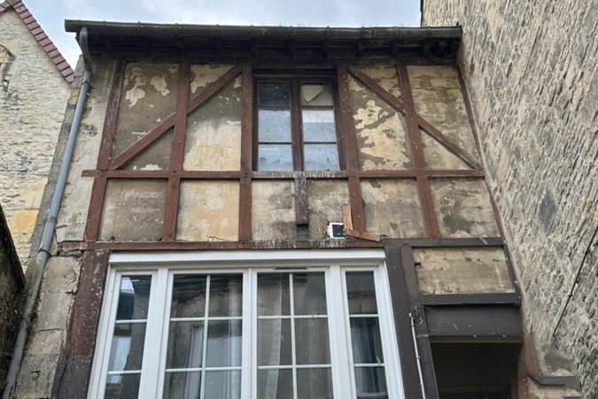 Ravalement de façade dans le Calvados (avant)